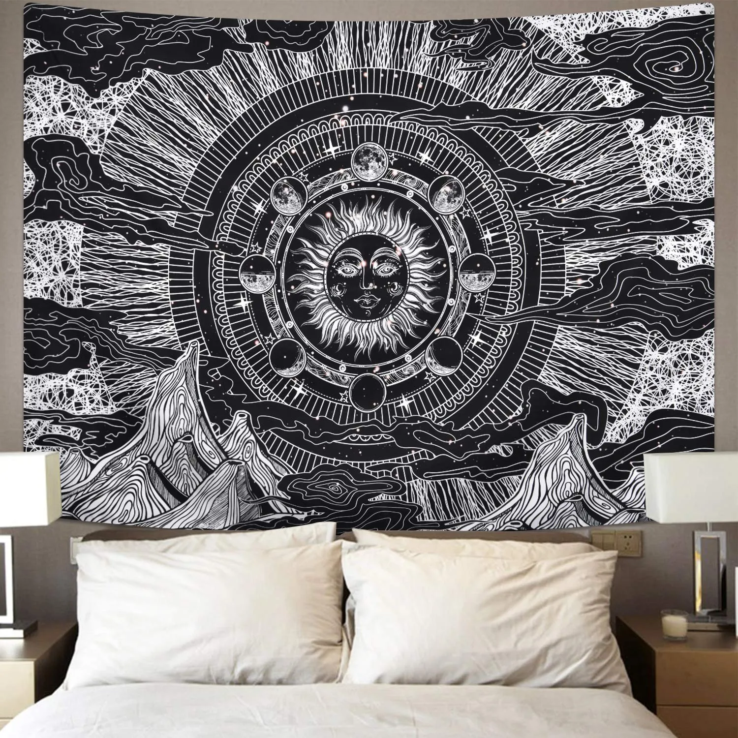 Sun Eclipse Tapestry