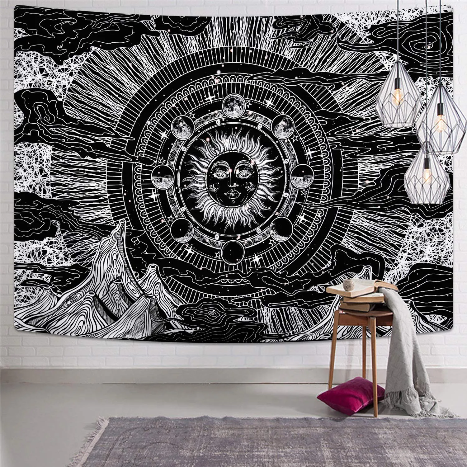 Sun Eclipse Tapestry