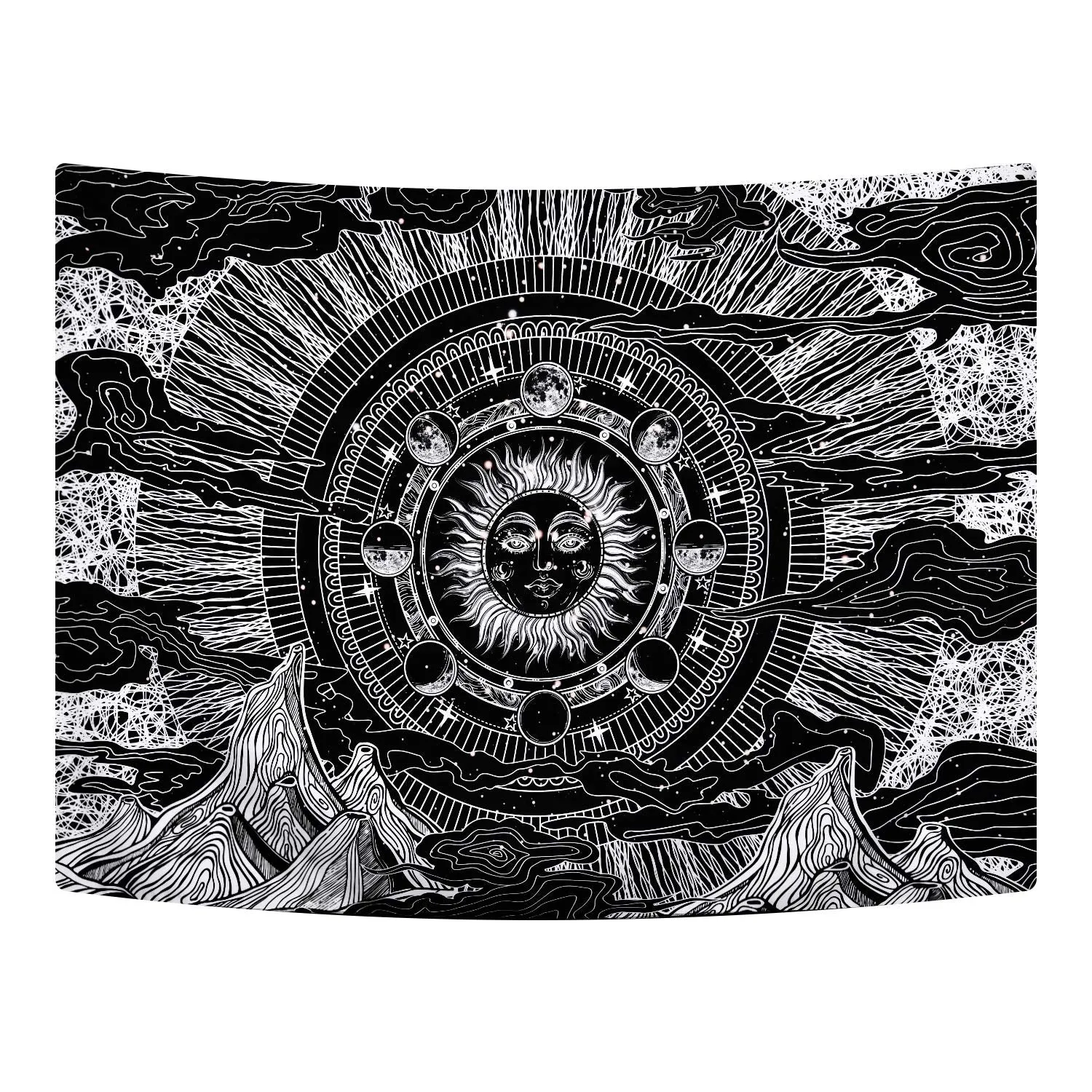 Sun Eclipse Tapestry