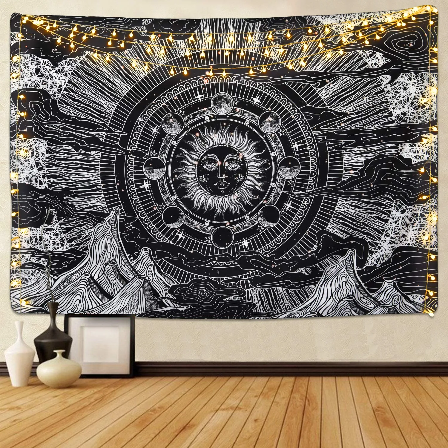 Sun Eclipse Tapestry