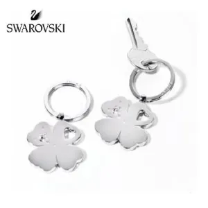 Swarovski Troika Clover Keyring