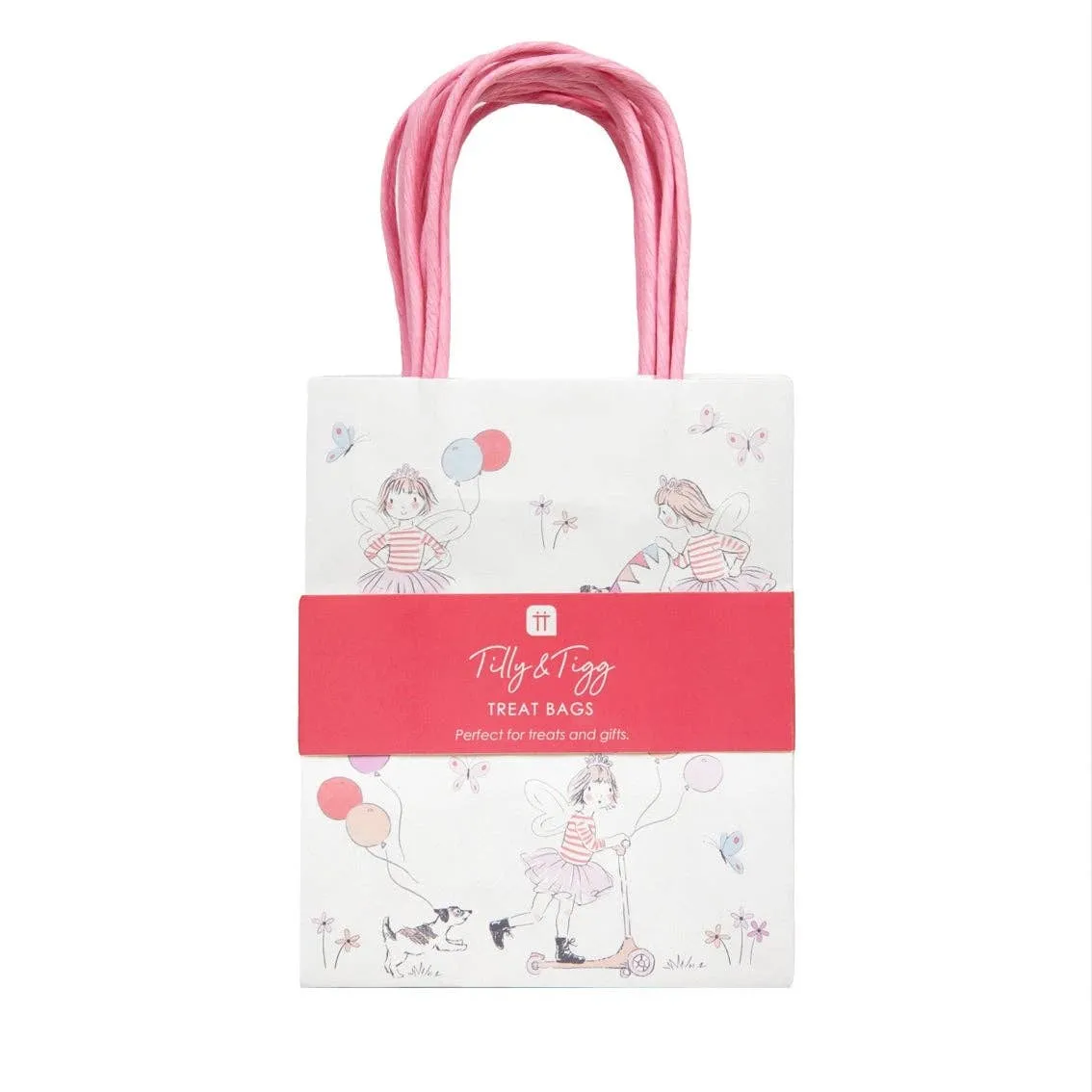 Talking Tables - Tilly & Tigg Pink Party Bags - 8 Pack