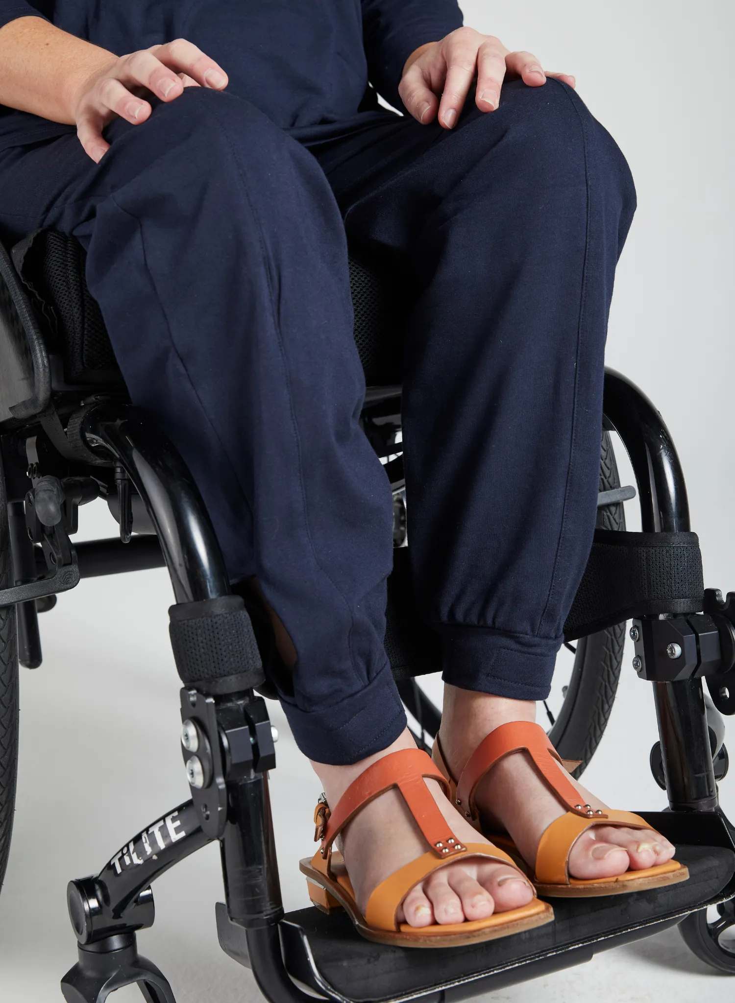 Tapered Track Pants with Hidden Pouch