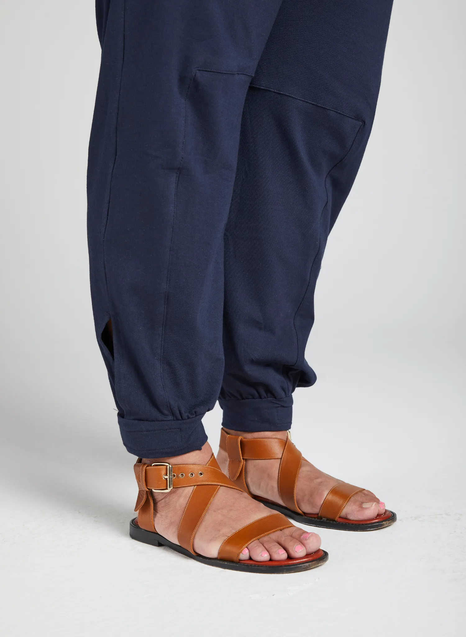 Tapered Track Pants with Hidden Pouch