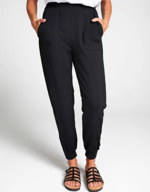 Tapered Track Pants with Hidden Pouch