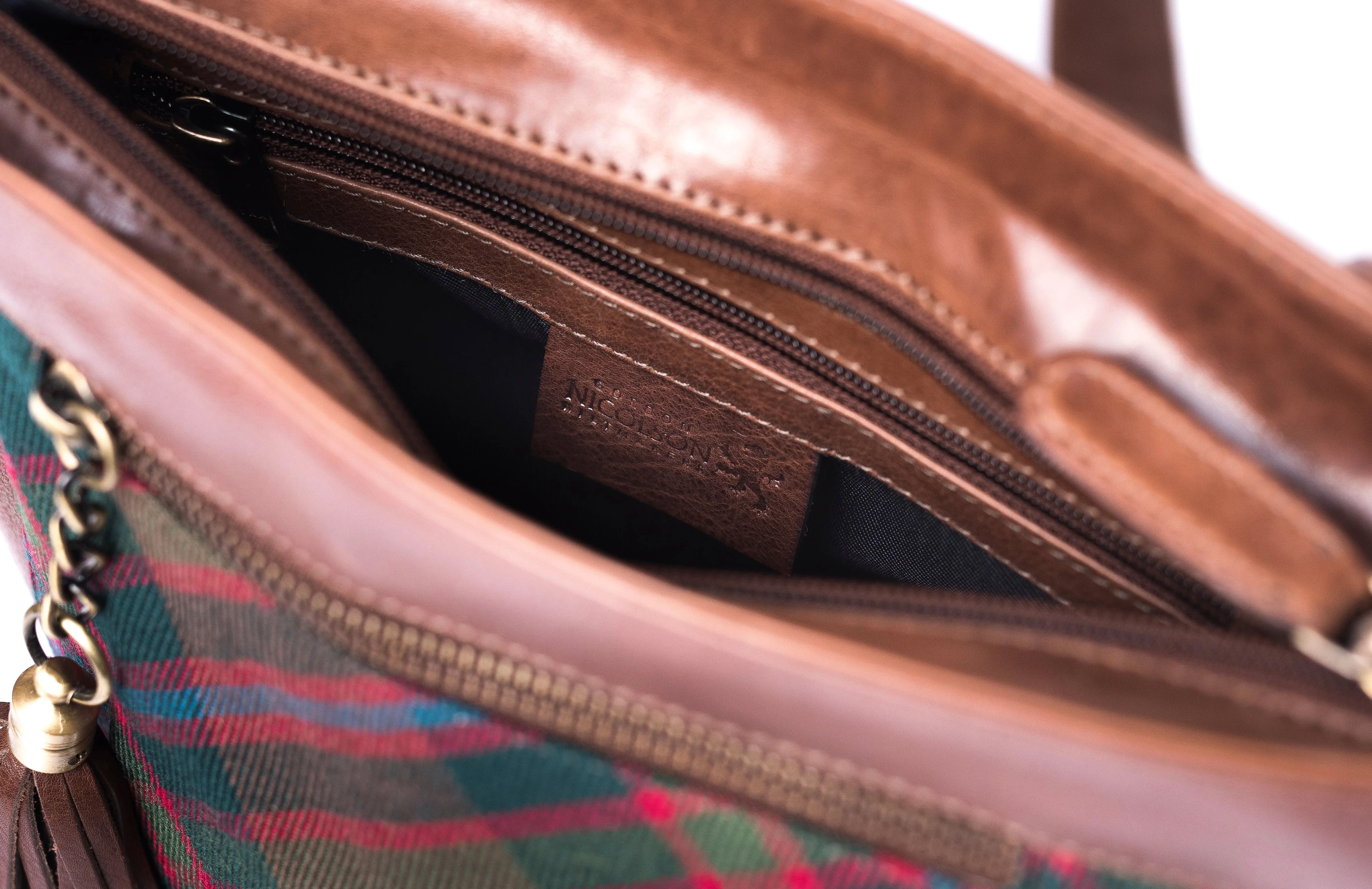 Tartan & Leather Iona Handbag