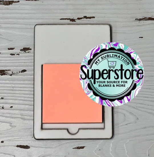 Teacher Sticky Notepad Holder PNG Sublimation Design, Note Pad Holder Digital Download