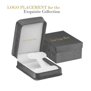 Textured Leatherette Necklace Box, Exquisite Collection