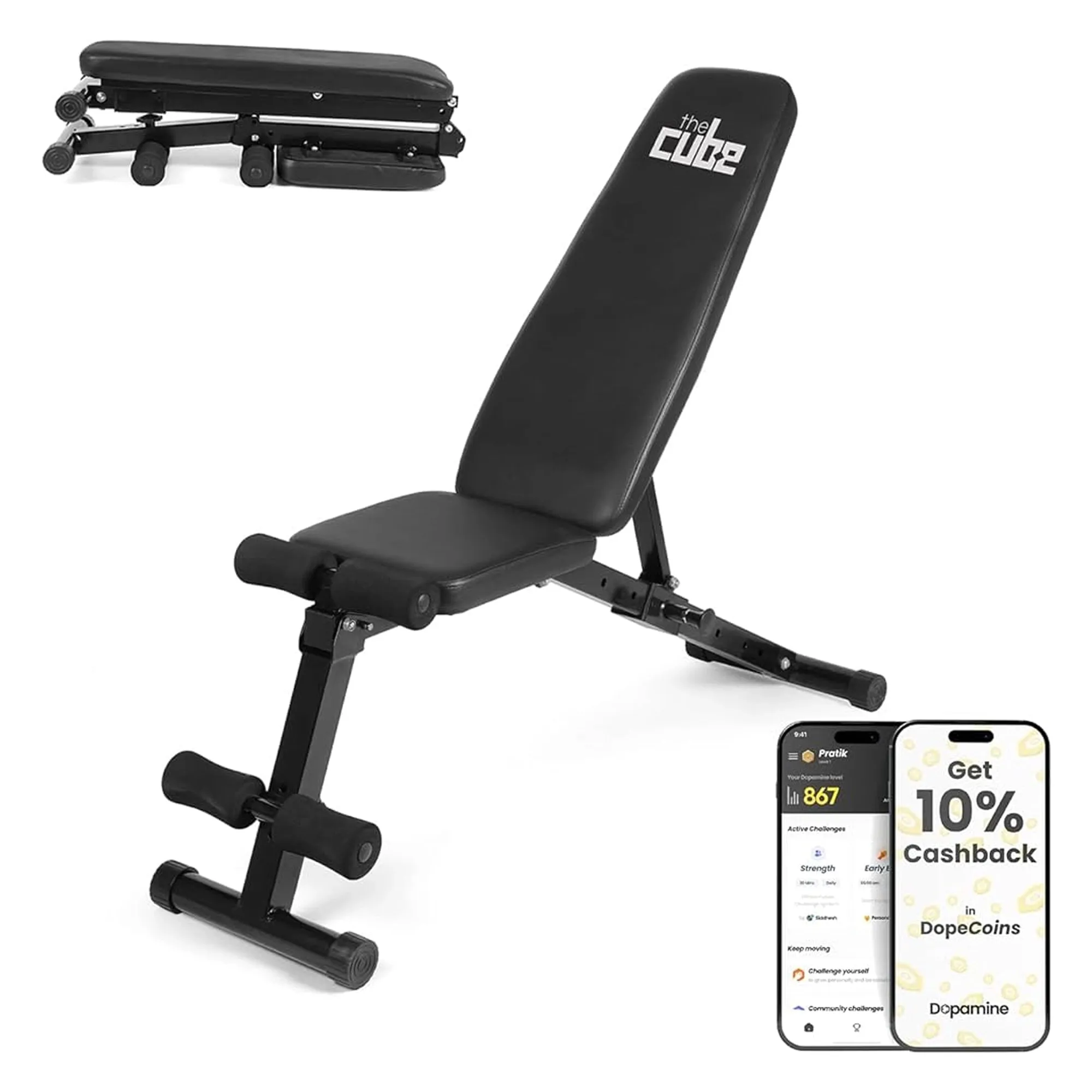 The Cube Adjustable/Foldable Bench Max