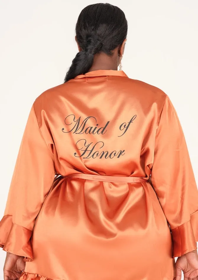 The Ruffle Bridal Party Robe (Sienna)