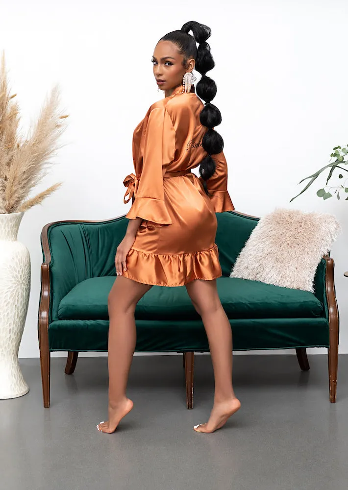 The Ruffle Bridal Party Robe (Sienna)