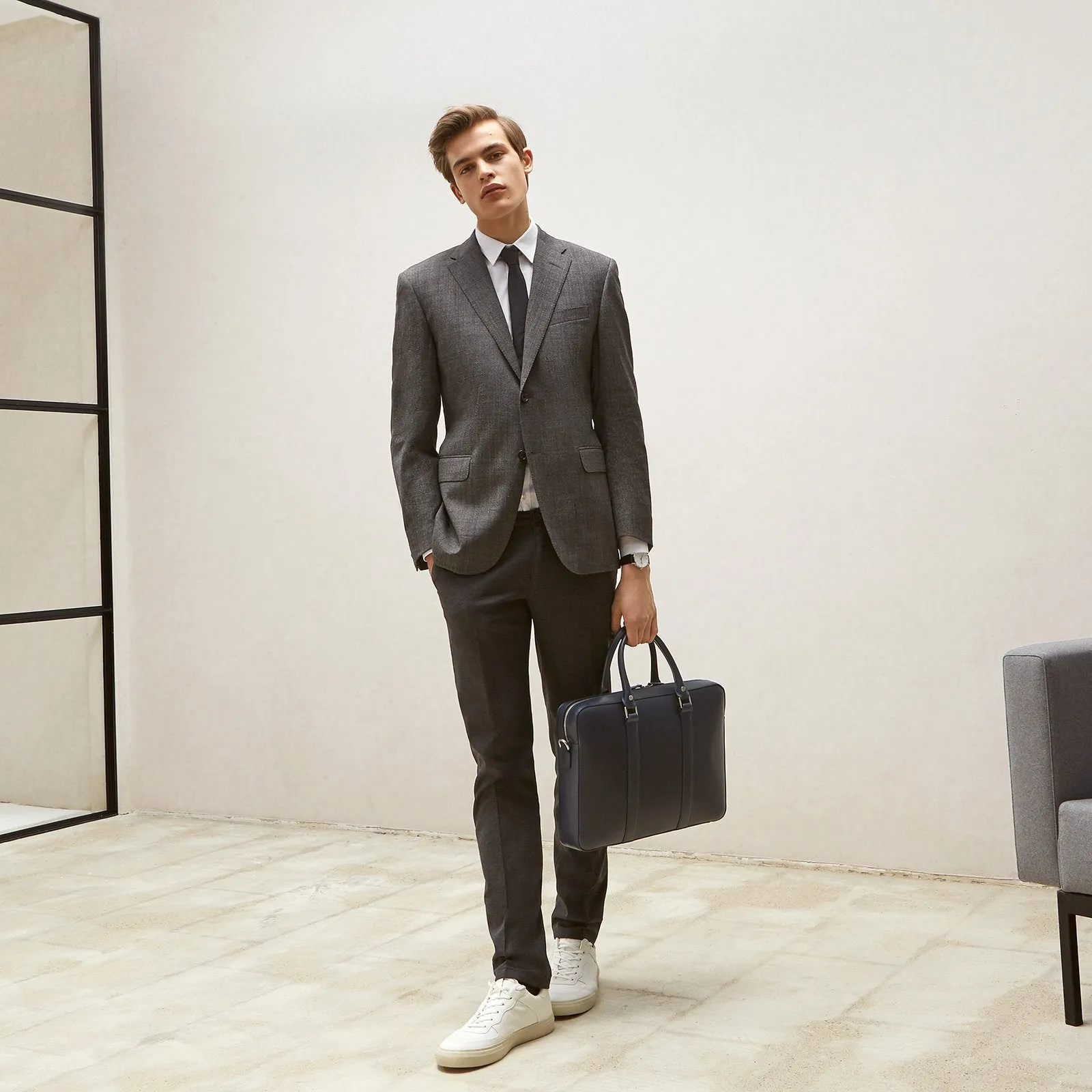 The Soft Briefcase - Black