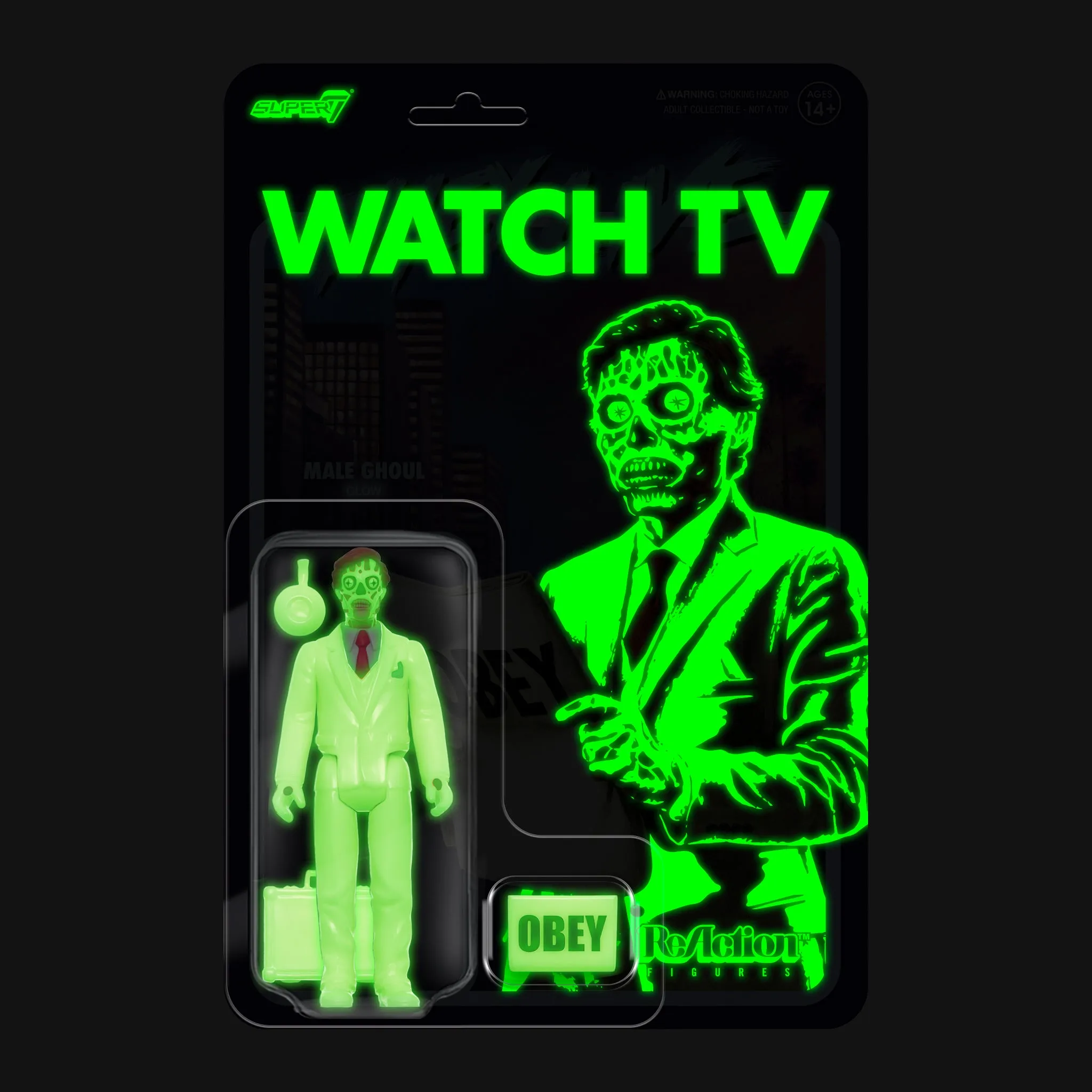 They Live ReAction Wave 2 - Male Ghoul (Glow)