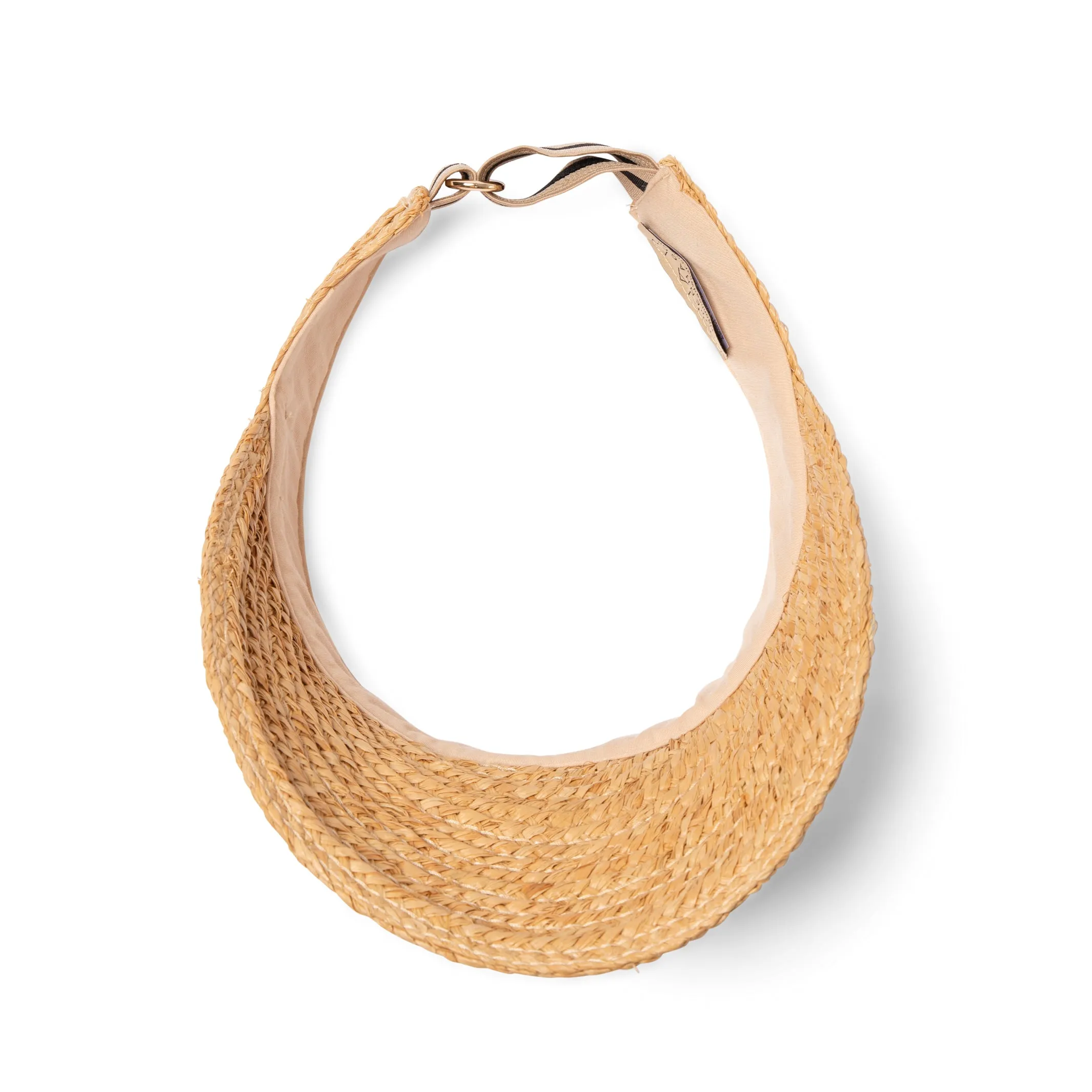 Tina M Copenhagen Noosa Raffia Visor - Natural
