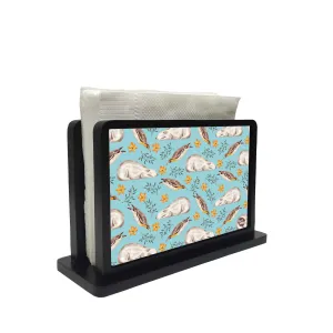 Tissue Paper Napkin Holder Stand - Artic Summer