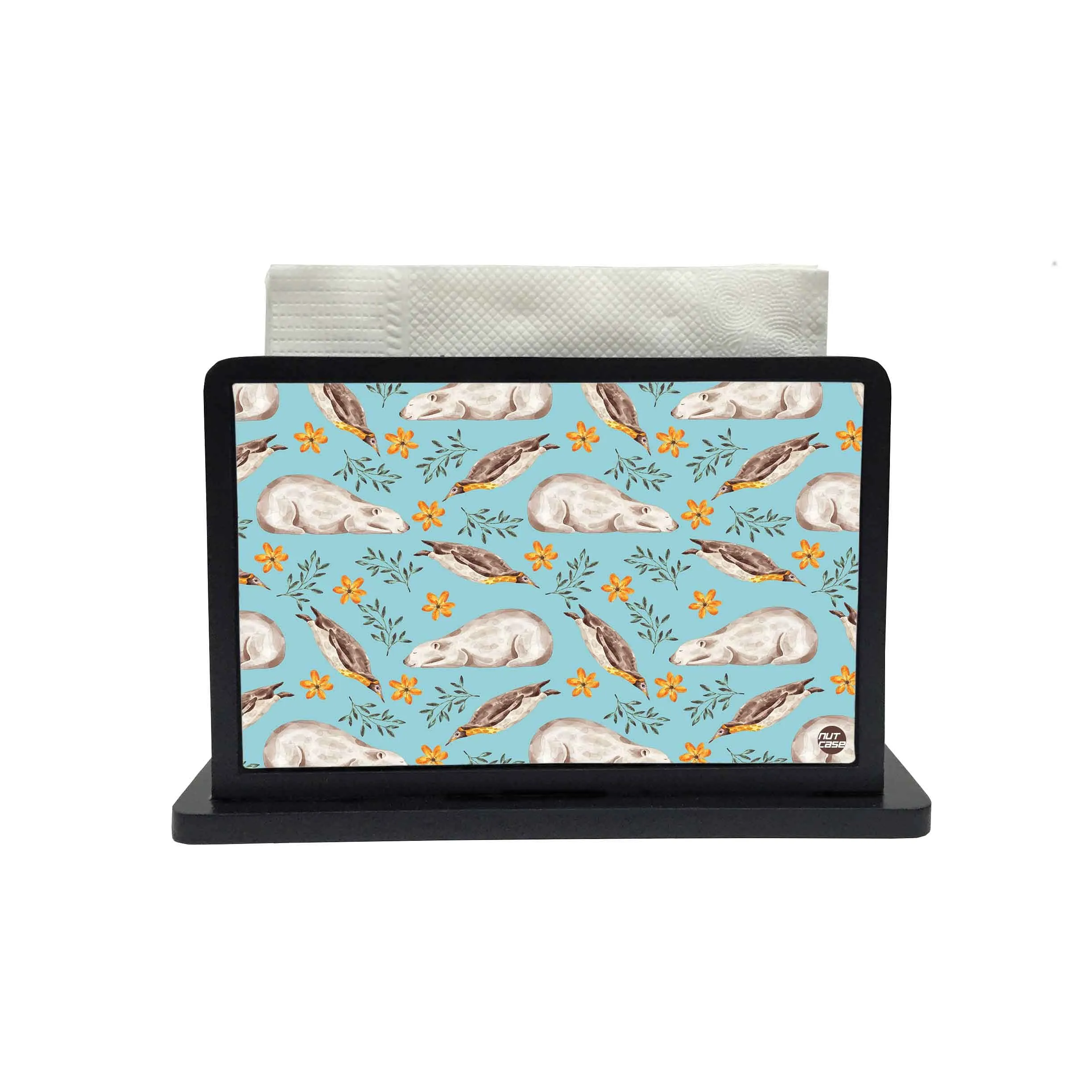 Tissue Paper Napkin Holder Stand - Artic Summer
