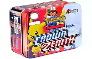 TIYA ENTERPRISE Trading Cards Game for Kids Poke Cards Booster Pack Game Scarlet & Violet Card with Action Booster Packs (TIN Box)
