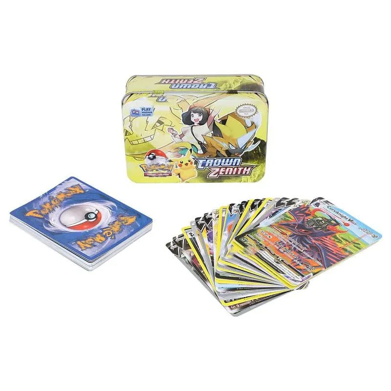 TIYA ENTERPRISE Trading Cards Game for Kids Poke Cards Booster Pack Game Scarlet & Violet Card with Action Booster Packs (TIN Box)