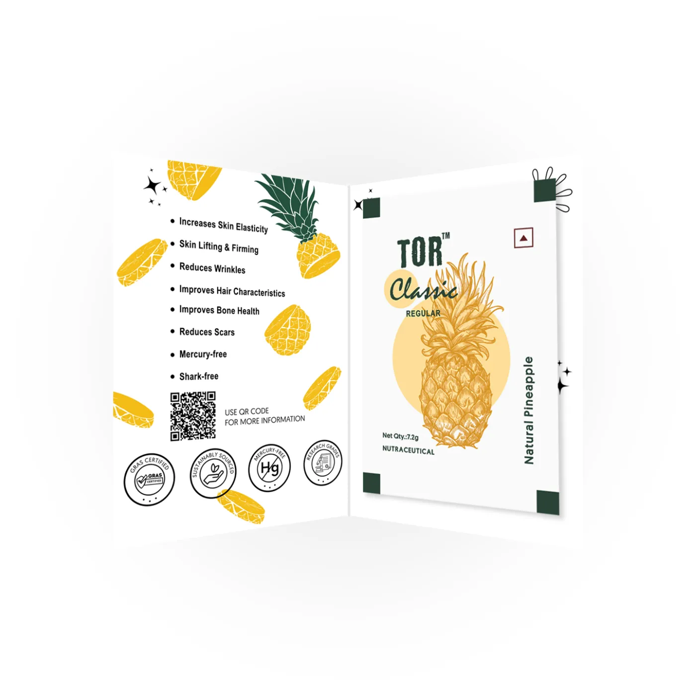 TOR™ Classic Pineapple Sachet 7.2g (Redeem for 153 Zola Points)