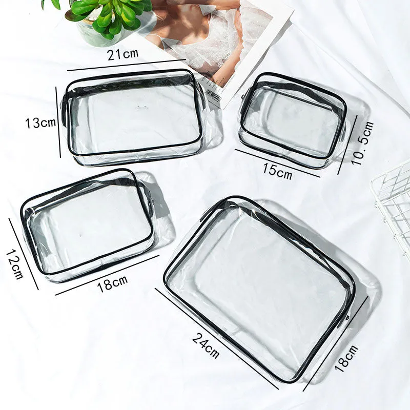 Travel Clear Cosmetic Makeup Bag