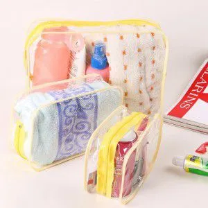 Travel Clear Cosmetic Makeup Bag