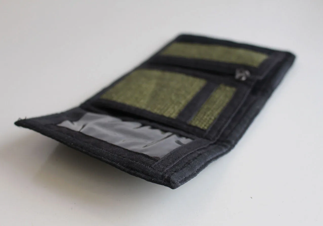 Tri Fold Hemp Wallets