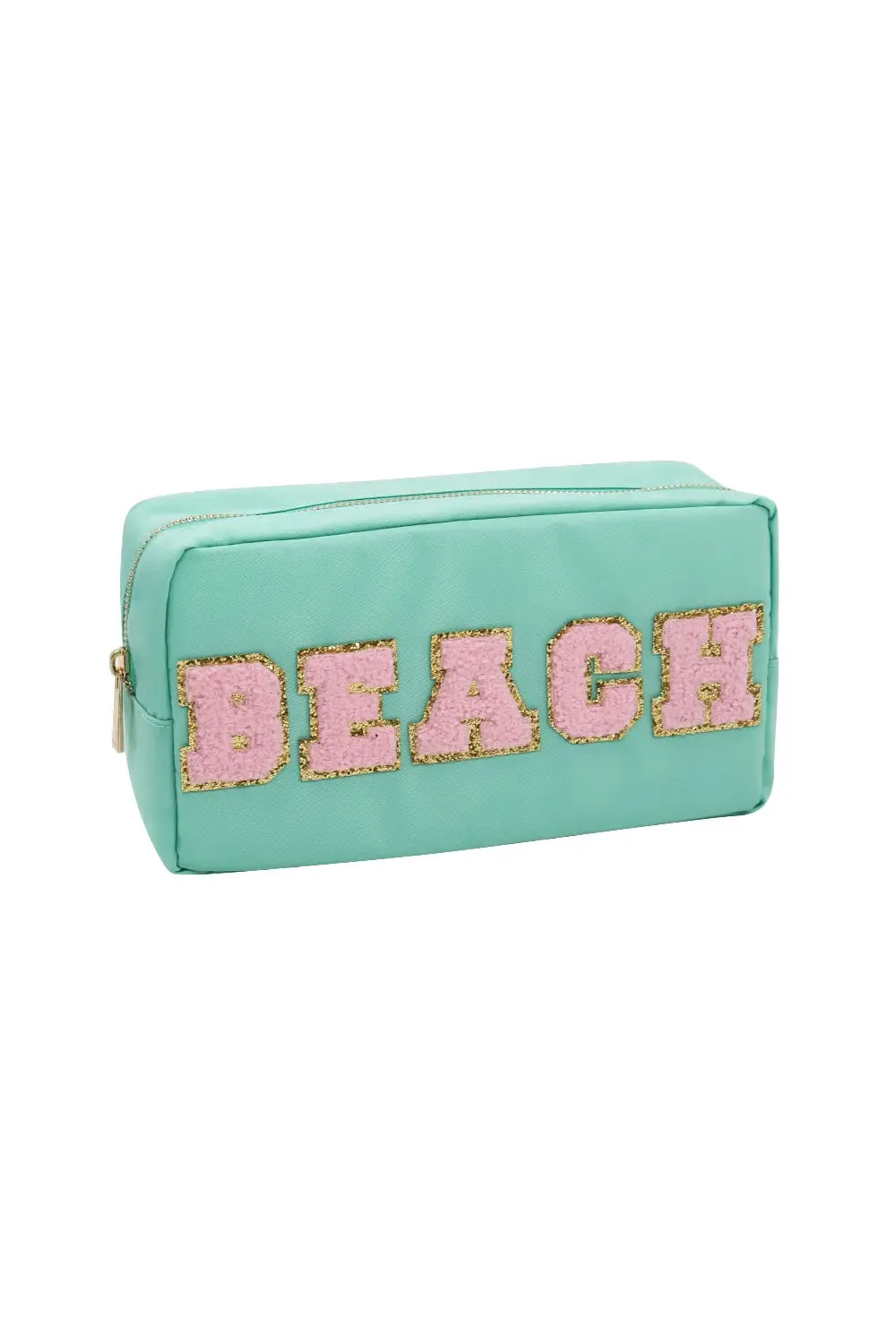 Varsity Collection BEACH Chenille Bag - Mint