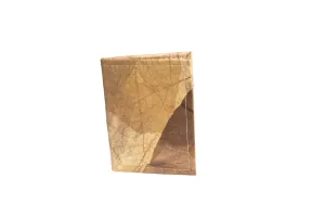 Vegan Leather Passport Holder - Beige