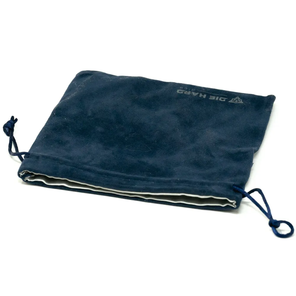 Velvet Dice Bag - Medium Navy Blue