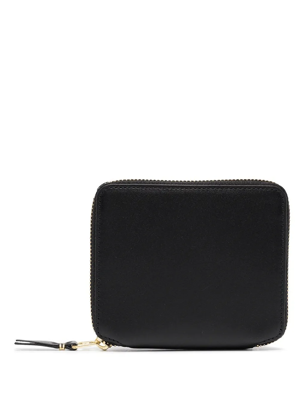 Very Black U Zip Wallet