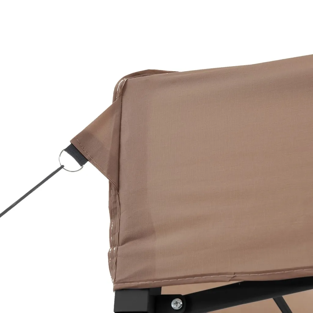 vidaXL Foldable Party Tent Pop-Up Brown 580x292x315 cm