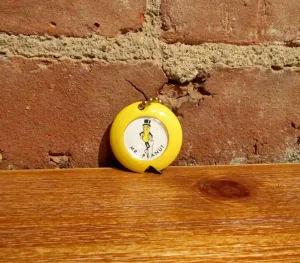 Vintage Mr. Peanut Tape Measure Keychain Rare