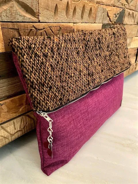 Violet Clutch bag