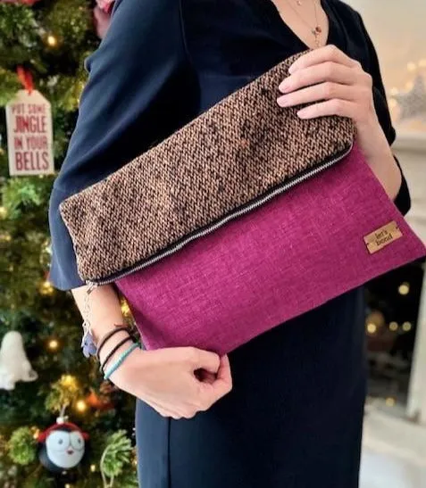 Violet Clutch bag