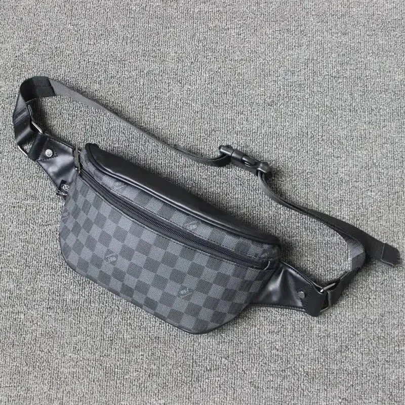 Vvsha  Christmas Gift Checkered Crossbody Belt Bag
