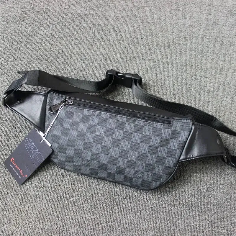Vvsha  Christmas Gift Checkered Crossbody Belt Bag