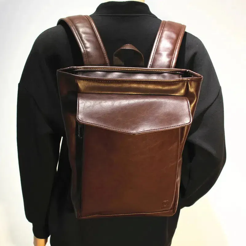 Vvsha  Christmas Gift Vintage Leather Backpack