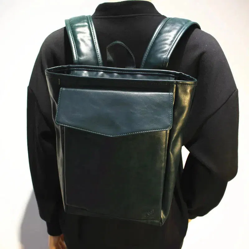 Vvsha  Christmas Gift Vintage Leather Backpack