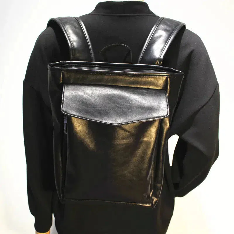 Vvsha  Christmas Gift Vintage Leather Backpack