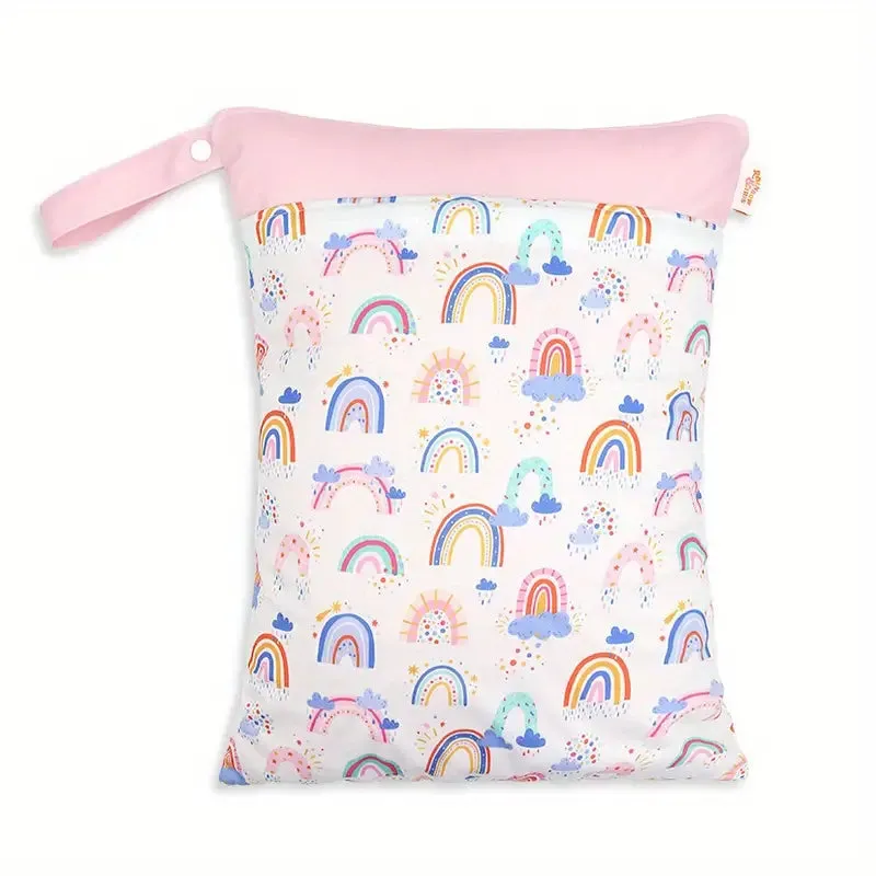 Waterproof Reusable Wet Bag Wet Dry Bags For Cloth Diapers & Breast Pump Parts