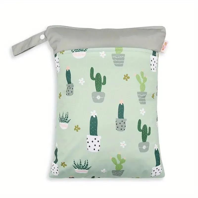 Waterproof Reusable Wet Bag Wet Dry Bags For Cloth Diapers & Breast Pump Parts