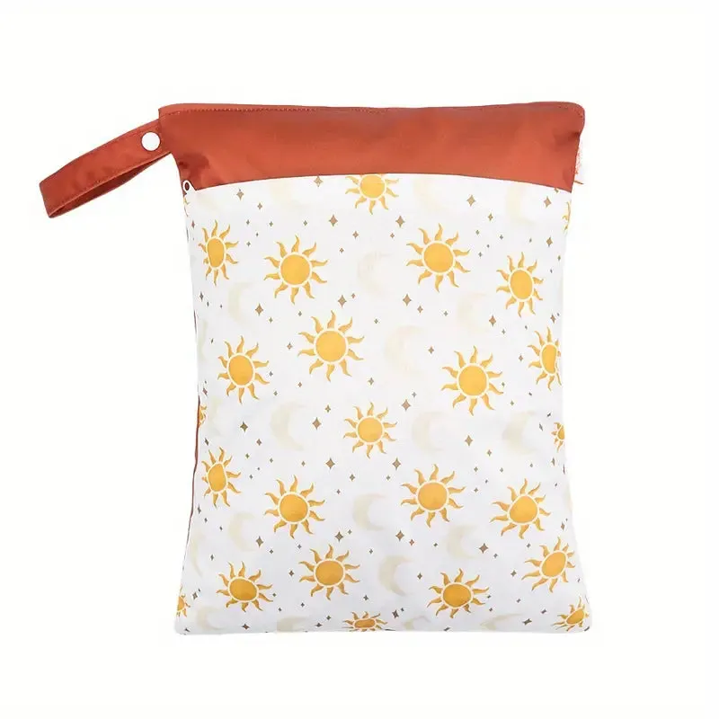 Waterproof Reusable Wet Bag Wet Dry Bags For Cloth Diapers & Breast Pump Parts