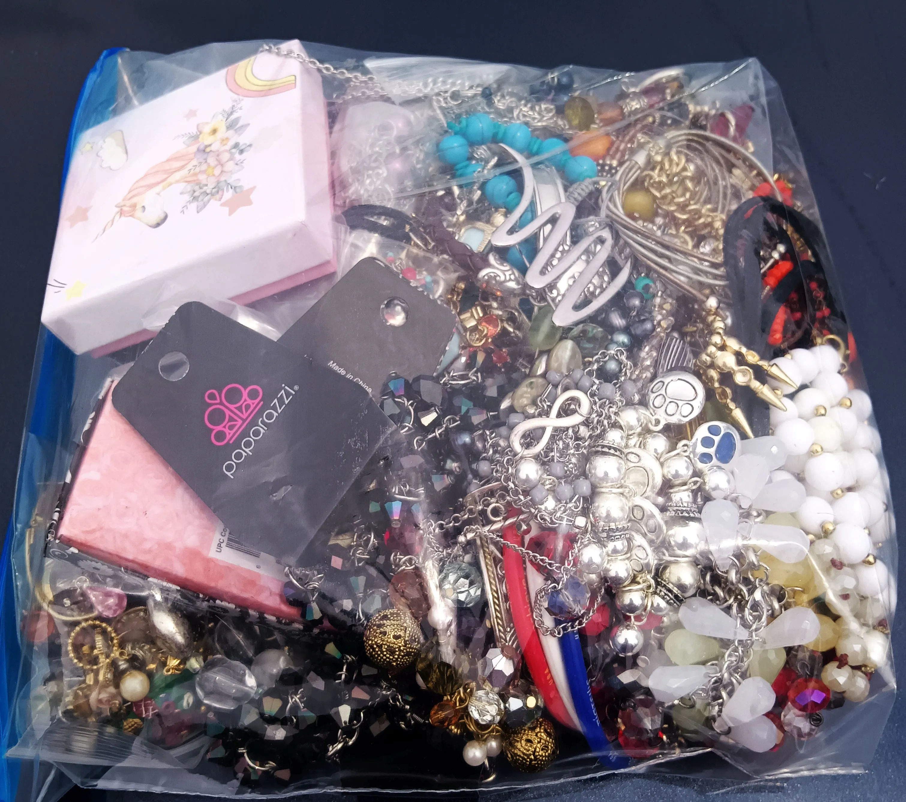 Wearable Mixed Costume Jewelry Mystery Bag #13