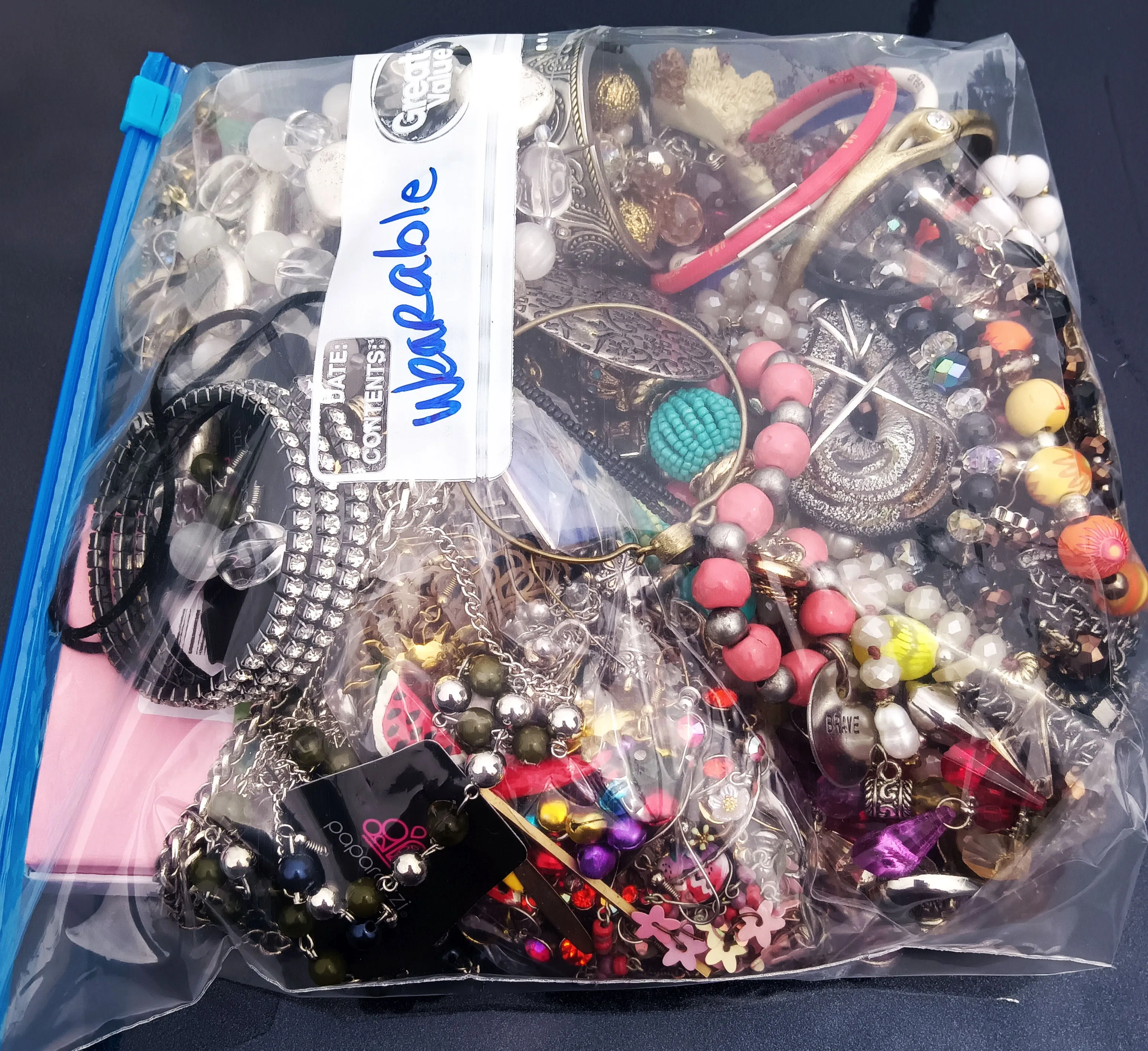 Wearable Mixed Costume Jewelry Mystery Bag #13