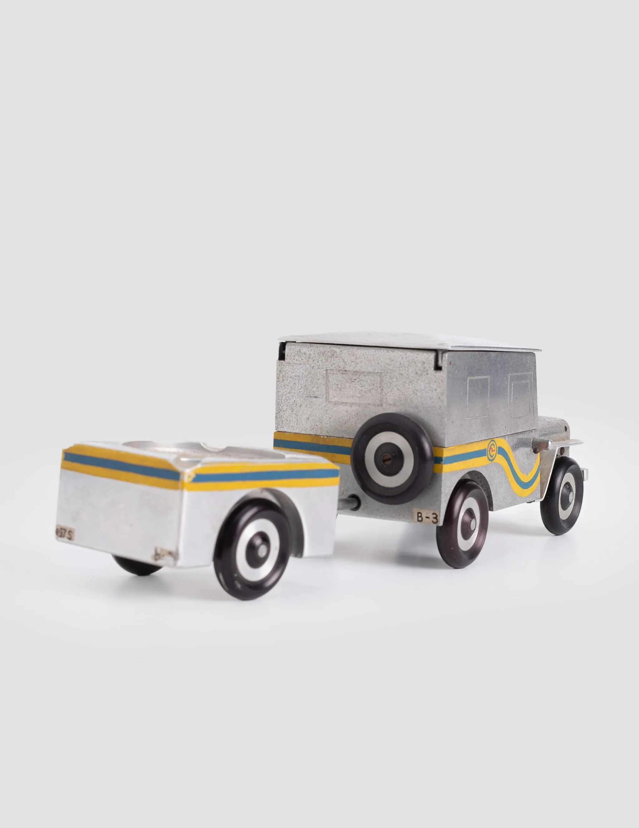 West German Baier Willys Jeep Lighter with Ashtray