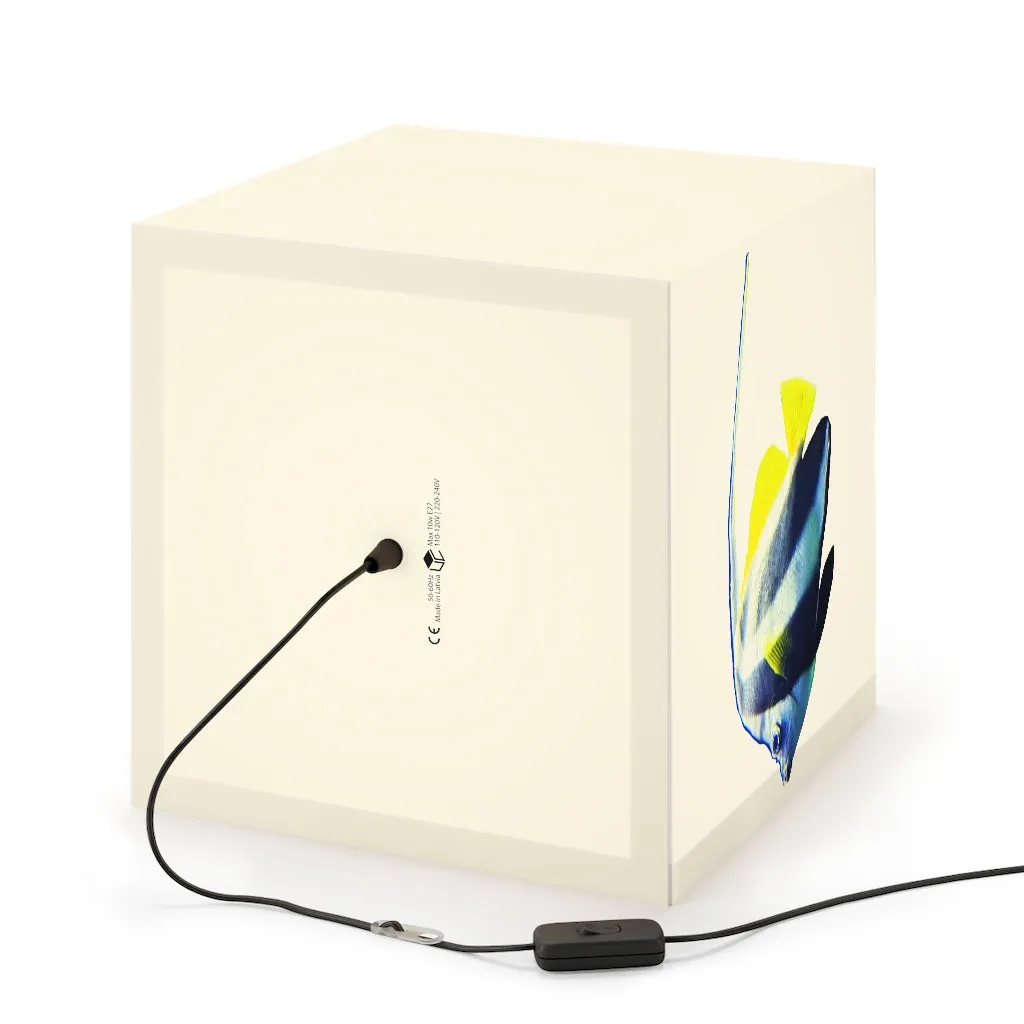 White and Black Fish Personalized Lamp