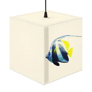 White and Black Fish Personalized Lamp