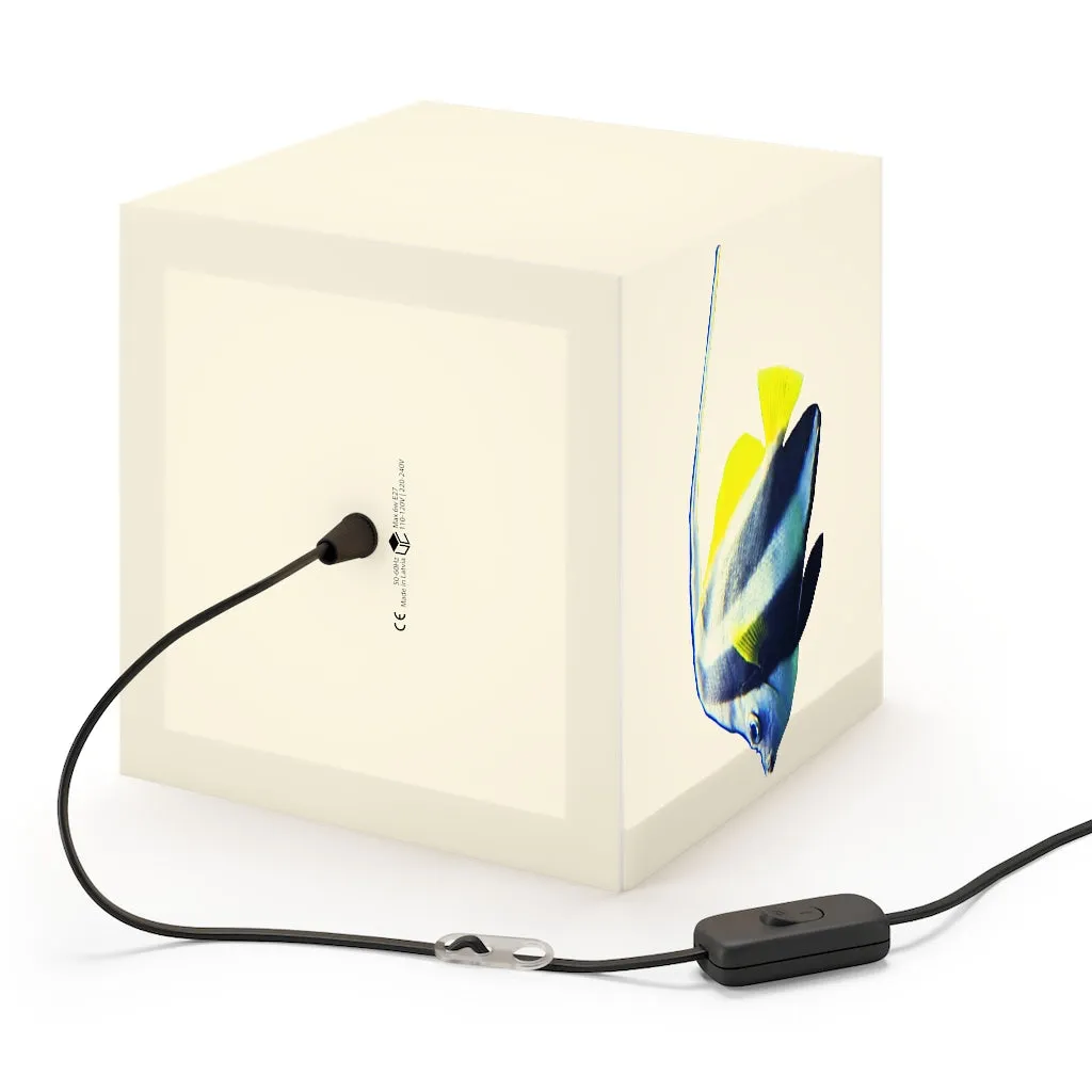 White and Black Fish Personalized Lamp
