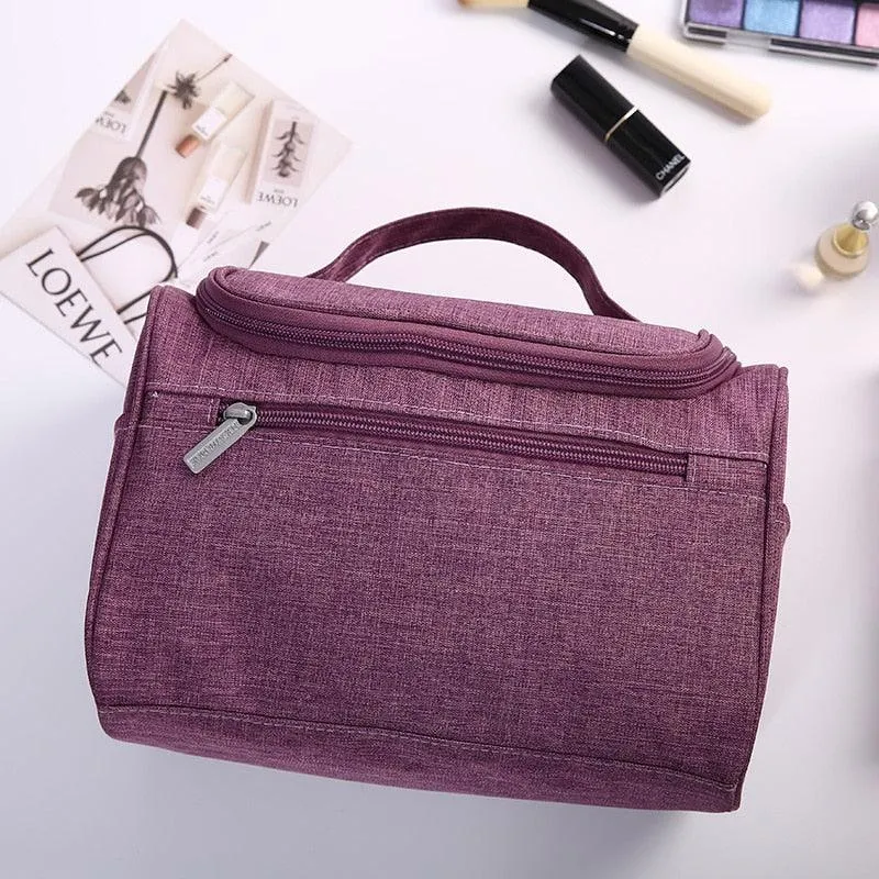 Women and Men's Hanging Cosmetic Bag Travel Necessarie Portable Toiletry Storage Makeup Organizer Cases