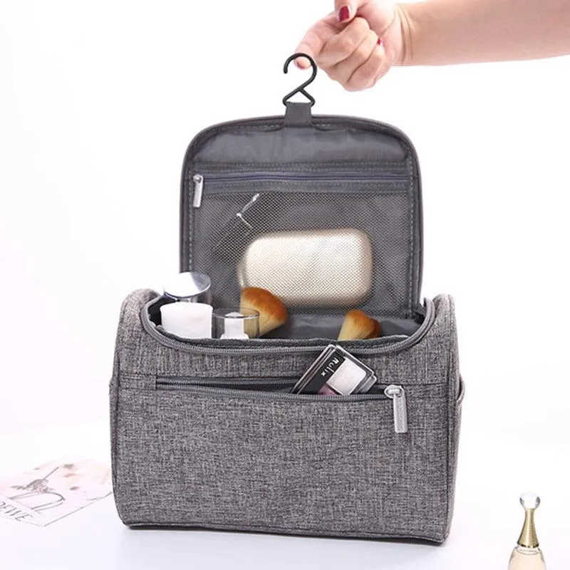 Women and Men's Hanging Cosmetic Bag Travel Necessarie Portable Toiletry Storage Makeup Organizer Cases